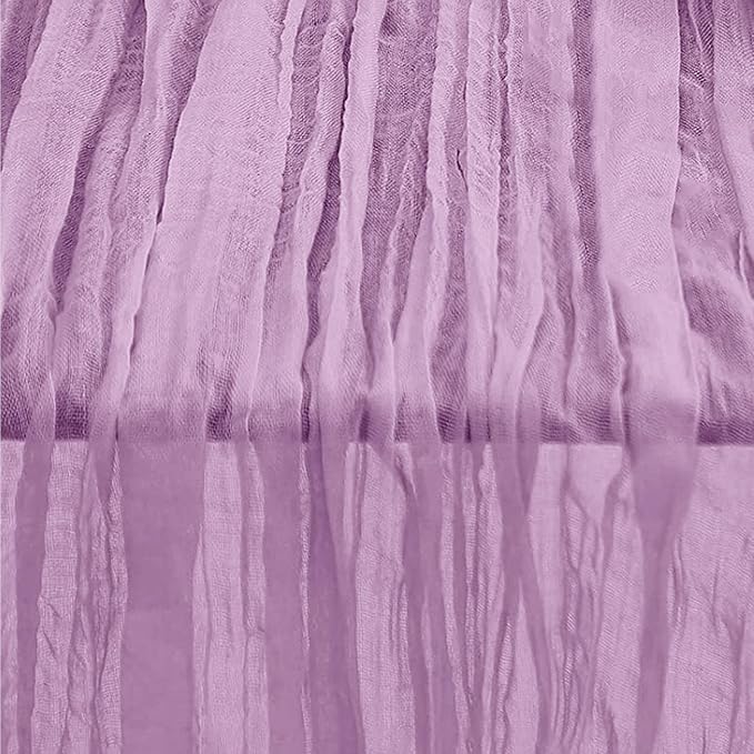 10 Pack Lilac Cheesecloth Table Runner 35x120 Inch 10Ft Rustic Gauze Cheese - Image 6