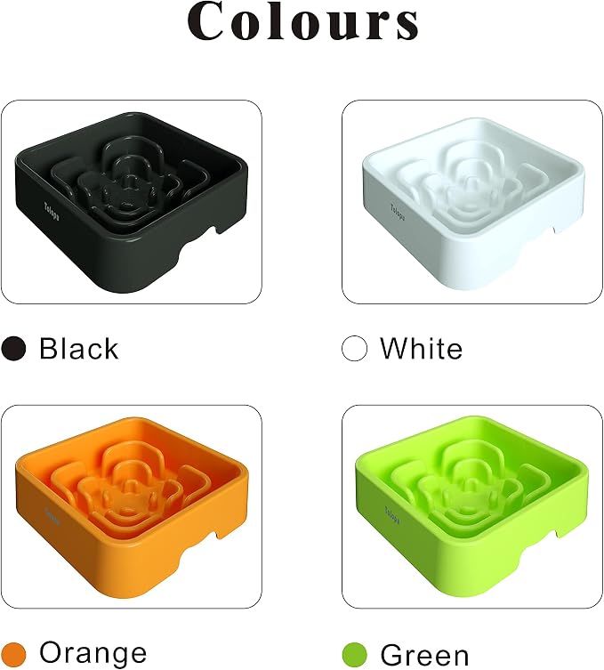 Extra-Large Durable ABS Large Slow Feeder Dog Bowls Stop Bloat Bowl - Image 7