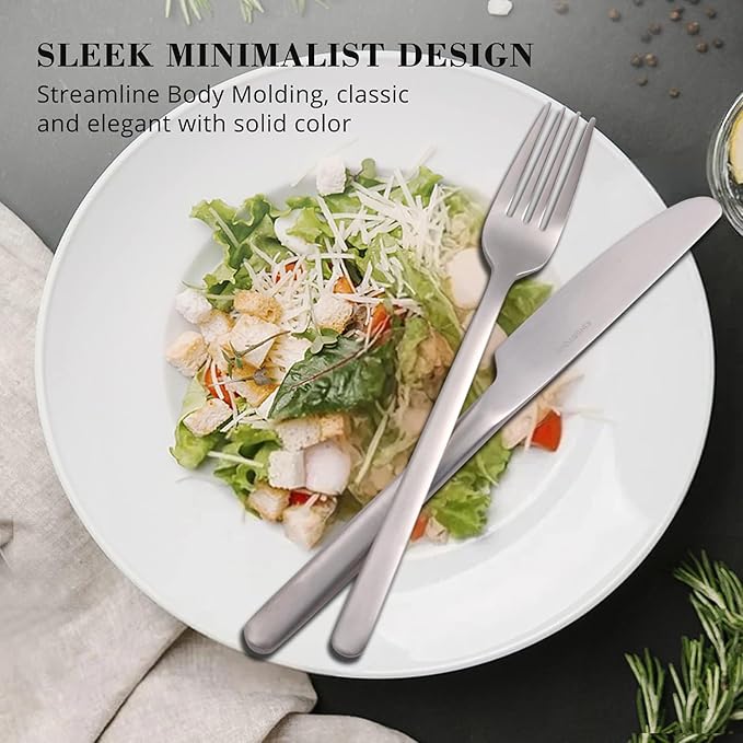 Silverware Set, 20 Piece Flatware Cutlery Set - Image 3