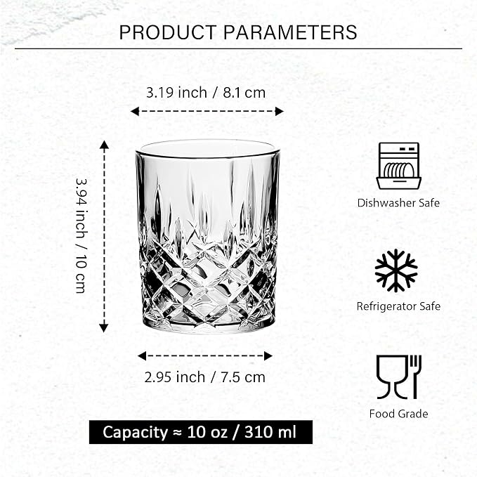 Old Fashioned Cocktail Glasses - Image 2