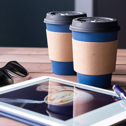 Disposable Coffee Cups With Lids - 12 oz To Go Coffee Cup. Travel Cups Hold - Image 4