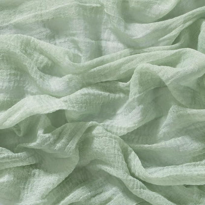 Cheesecloth Table Runner Summer Boho Wedding Shower Party Home Decor | Sage - Image 6