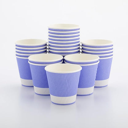 Restaurantware 8 Ounce Double Wall Disposable Coffee Cups, 500 Insulated Light by Restaurantware