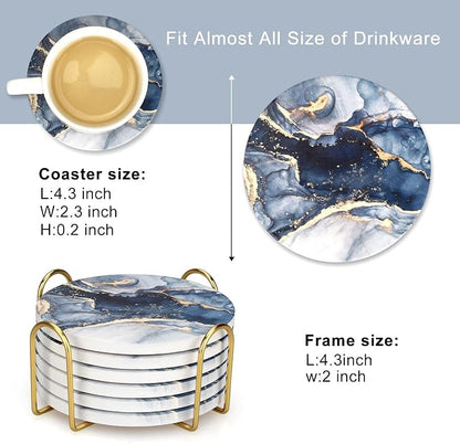 Coasters Set of 6, Coffee Table Decor - Image 5
