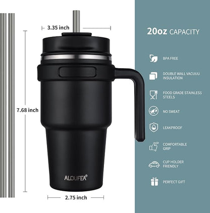 20 oz Insulated Travel Coffee Mug Tumbler - Image 2