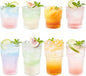 48 Pack Plastic Wine Glasses, 16 Oz Highball Glasses & 12 Oz Cocktail Glasses by Unknown