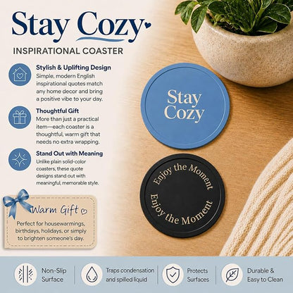Silicone Coasters Set of 10, Premium Drink Coaster - Image 5
