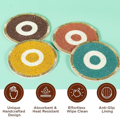 Folkulture Fall Coasters Set of 4 - Image 2