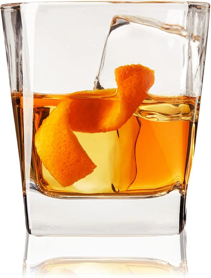 TRUE Square Rocks Glass, Old Fashioned Whiskey Glasses, Superb Drinking Cups - Image 6