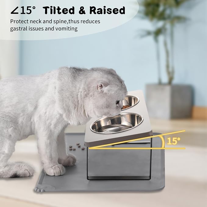 Summark Upgraded Elevated Cat Bowls - Image 4