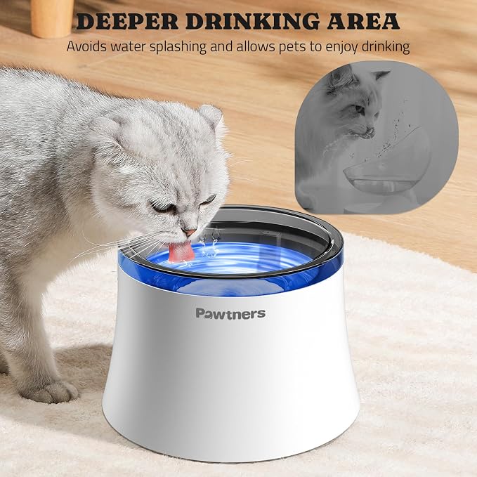Pawtners 1 Gal/3.5L Dog Water Fountain, Automatic Dog Water Bowl Dispenser | - Image 4