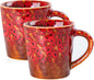 4.2 oz Espresso Cups Set of 2, Ceramic Coffee Mugs Demitasse Cups | Small by YINUOWEI