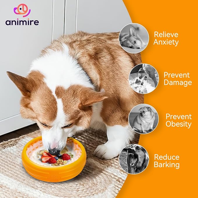 Dog Lick Bowl, Animire Freeze Lick Mat - Image 2