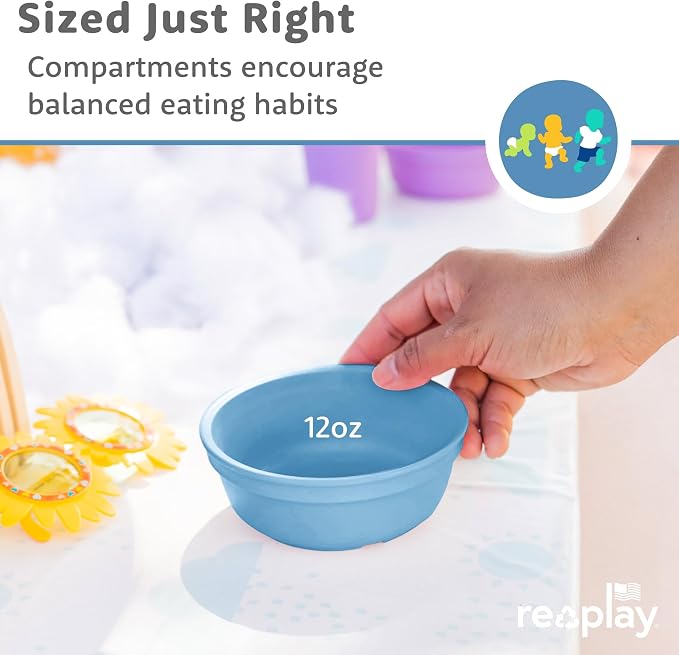 Re-Play 12 oz. Toddler Bowls Set of 6 - Image 8