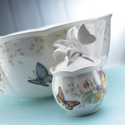 Lenox Butterfly Meadow Salad Bowl & Servers, 4.10 LB - Image 4