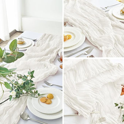 IVAPUPU Ivory Table Runner 120 Inches - Image 7
