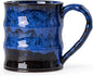 Midnight Blue Ceramic Coffee Mug 15oz by XIYUANJI