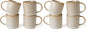 famiware Coffee Mug Set for 4, Star 12 oz Catering Mugs Cup Set by Famiware
