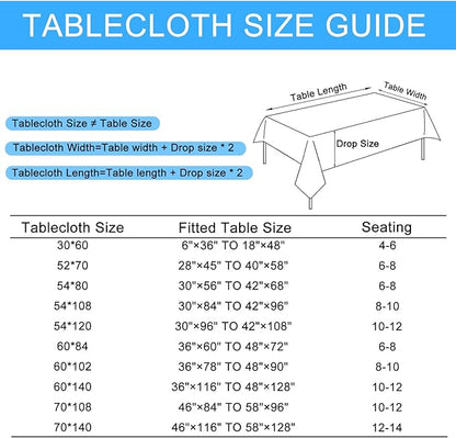 JIUZHEN 2 Pack Rectangle Table Cloth Faux Linen Farmhouse Tablecloth Wrinkle and Stain Resistant Decorative Fabric Table Cover for Kitchen, Dining Room, Parties and Camping, Stone, 60 x 84 Inch