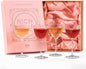 Physkoa Nick and Nora Cocktail Glasses – 5 oz 100% Lead-Free Crystal Ribbed by Physkoa