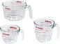 Pyrex Essentials Glass Measuring Cups Set, Measuring Cups by Pyrex