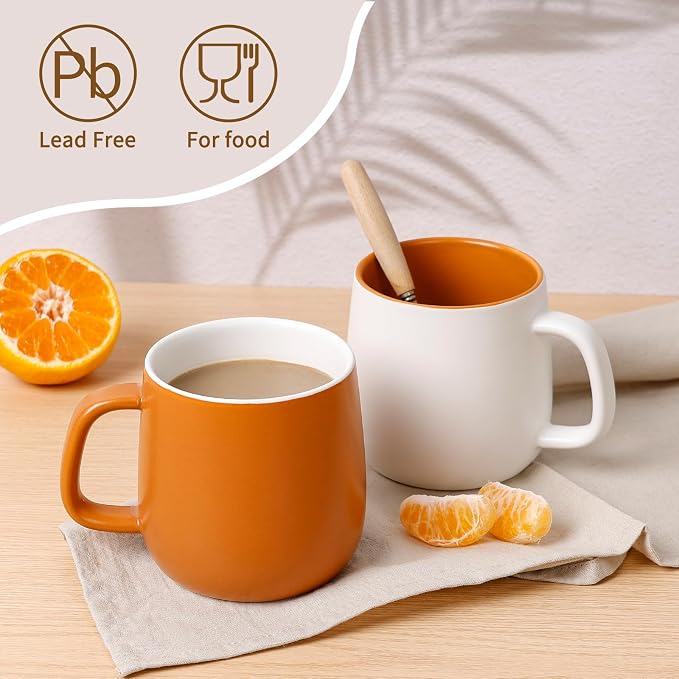 Ceramic Mug Set Porcelain Coffee Cups Set, Special Glaze Tea Cups Mug - Image 3