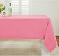 Solino Home Linen Tablecloth for Rectangle Tables 60 x 108 Inch - 100% Pure Linen Pink Carnation Table Cloth - Fete, Machine Washable Cloth Tablecloth for Valentines, Spring, Easter