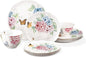 Lenox Butterfly Meadow Hydrangea Porcelain 12-Piece Dinnerware Set by Lenox