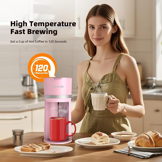 Horavie Mini Single Serve Coffee Maker - Image 2