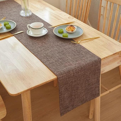 ZAIIVE Polyester Table Runner, Minimalist Style Table Runner 70 Inches Long - Image 2