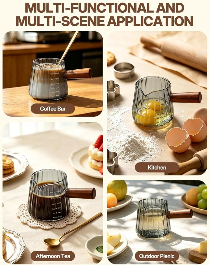 2 PCS 6OZ Glass Espresso Cups - Image 7