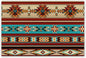 Southwestern Native Aztec Placemats Rustic Tribal Geometric Decorative Table Mat Antique Native Heat Resistant Place Mats for Dining Kitchen Party Holiday Decor 12x18Inch Set of 6