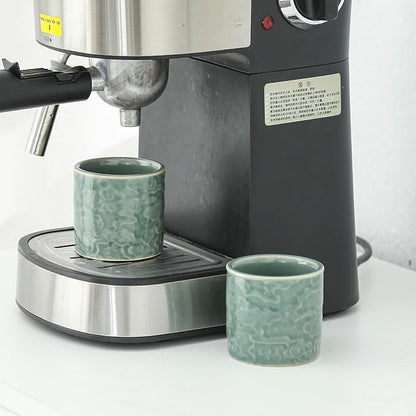 Ceramic Espresso Cups Set of 2 or 4-3oz Demitasse Cups - Image 3
