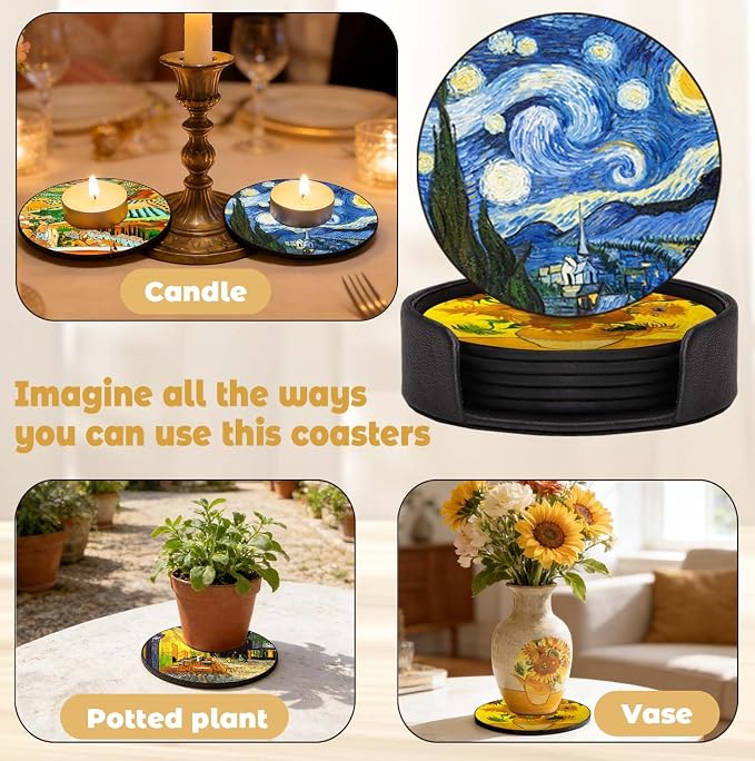 Coasters Set of 6 - Image 5