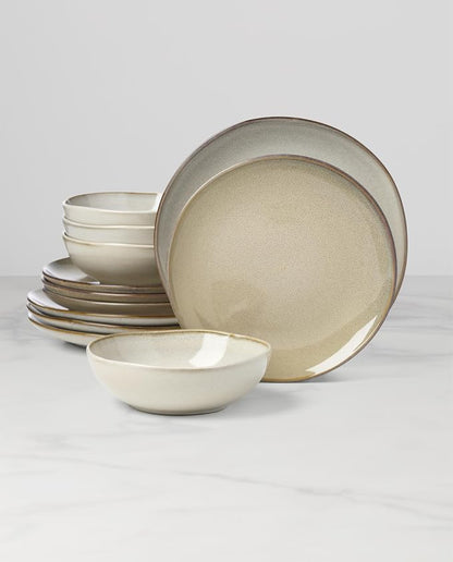Oneida 897208 Organic Shades 12-Piece Dinnerware Set - Image 7