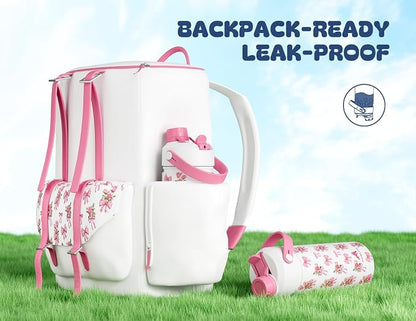 18 oz Insulated Girls Water Bottle: Spill-Proof, Stainless Steel Cup - Image 5