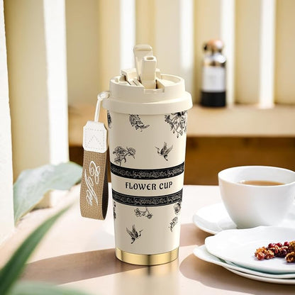 Travel Mug, Coffe mug, Coffe cup, Ceramic coating Lined, 316 Stainless Steel - Image 5