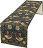 William Morris Strawberry Thief Floral Botanical Art Table Runner Vintage by Yearn+Jear