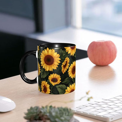 Yrebyou Sunflower Coffee Mug 11oz Ceramic Cup - Image 6