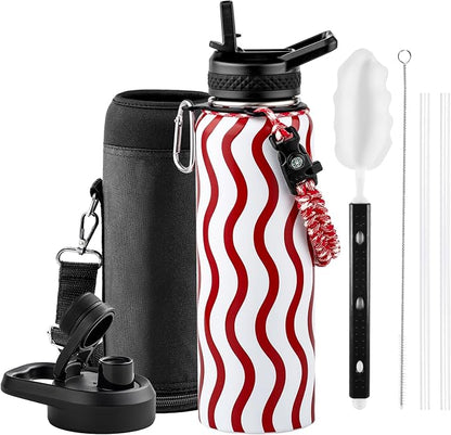 RAYMYLO Insulated Water Bottle 40 oz, Triple Wall Vacuum Stainless Steel | by RAYMYLO