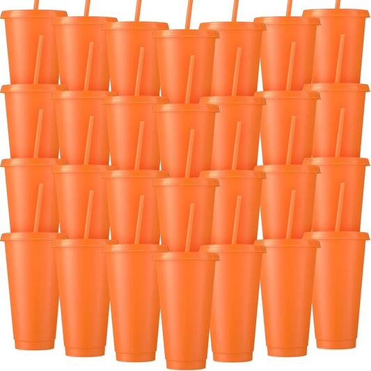 Honeydak 60 Pack Tumbler with Straw and Lid Bulk Cups by Honeydak