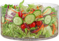 MDLUU Large Glass Salad Bowl,156 Fl Oz, Glass Fruit and Trifle Bowl, Mixing and Serving Bowl for Salads, Dessert, Cake