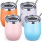 12oz/4 Pack Stainless Steel Wine Tumbler by GUDEMAO