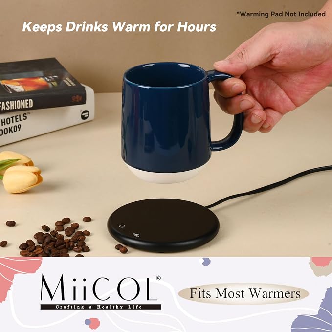 Miicol Ceramic Coffee Mug, 16 oz Large Coffee Cup, Tea Mug - Image 5