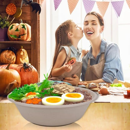TOPtoper 25Oz 50Pack Large Paper Bowls, Disposable Bowls Bulk Leakproof and - Image 5