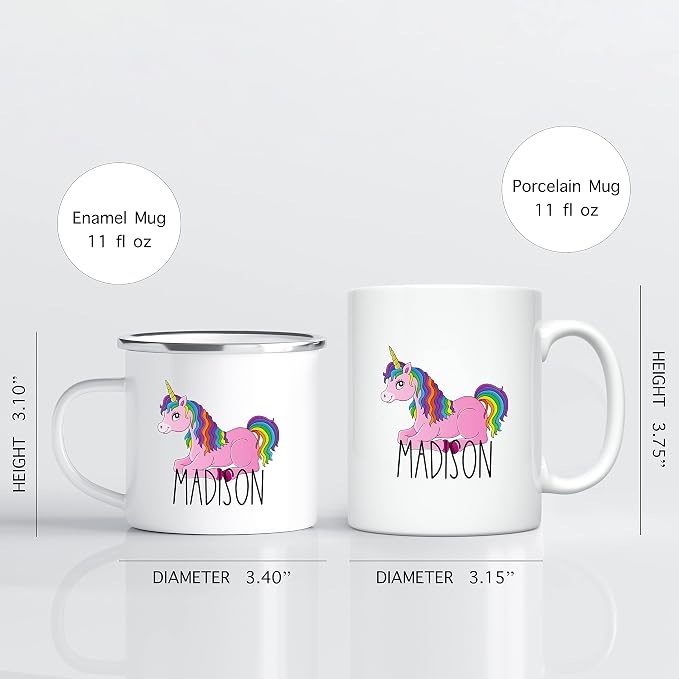 Personalized Mug for Kids, Girls | Customized Hot Chocolate, Coffee & Tea Cup | - Image 3