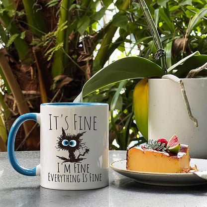 FALJIOK Funny Cat Coffee Mug Gifts - Image 4