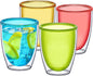 Amazing Abby - Andes - 14-Ounce Insulated Plastic Tumblers, Double-Wall Plastic by AmazingAbby