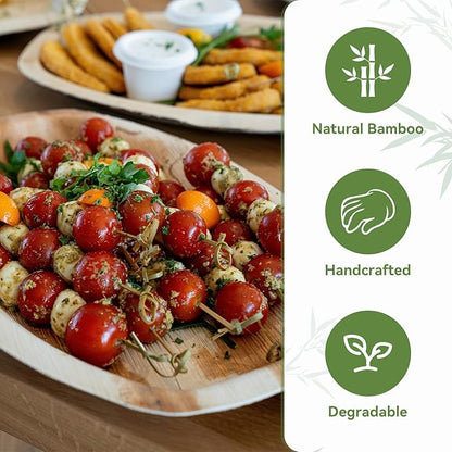 100PCS Cocktail Picks Bamboo Skewers for Appetizers, Fancy Toothpicks for Appetizers, 4.7 Inch Long Decorative Knot Bamboo Cocktail Sticks for Party Drinks Food Fruit Charcuterie Boards Accessories
