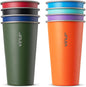 VINUR Stainless Steel Cups-20 oz Stackable Metal Drinking Glasses 8 Pcs | 20 oz by Vinur